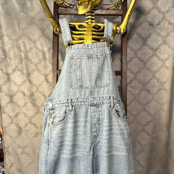 Daze Canyon Barrel Leg Overalls Large - Picture 1 of 5